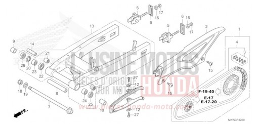 BRAS OSCILLANT NC750XAM de 2021